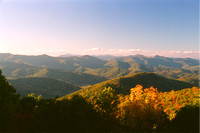 Autumn view in the Blue Ridge