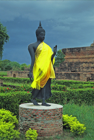 The walking Buddha